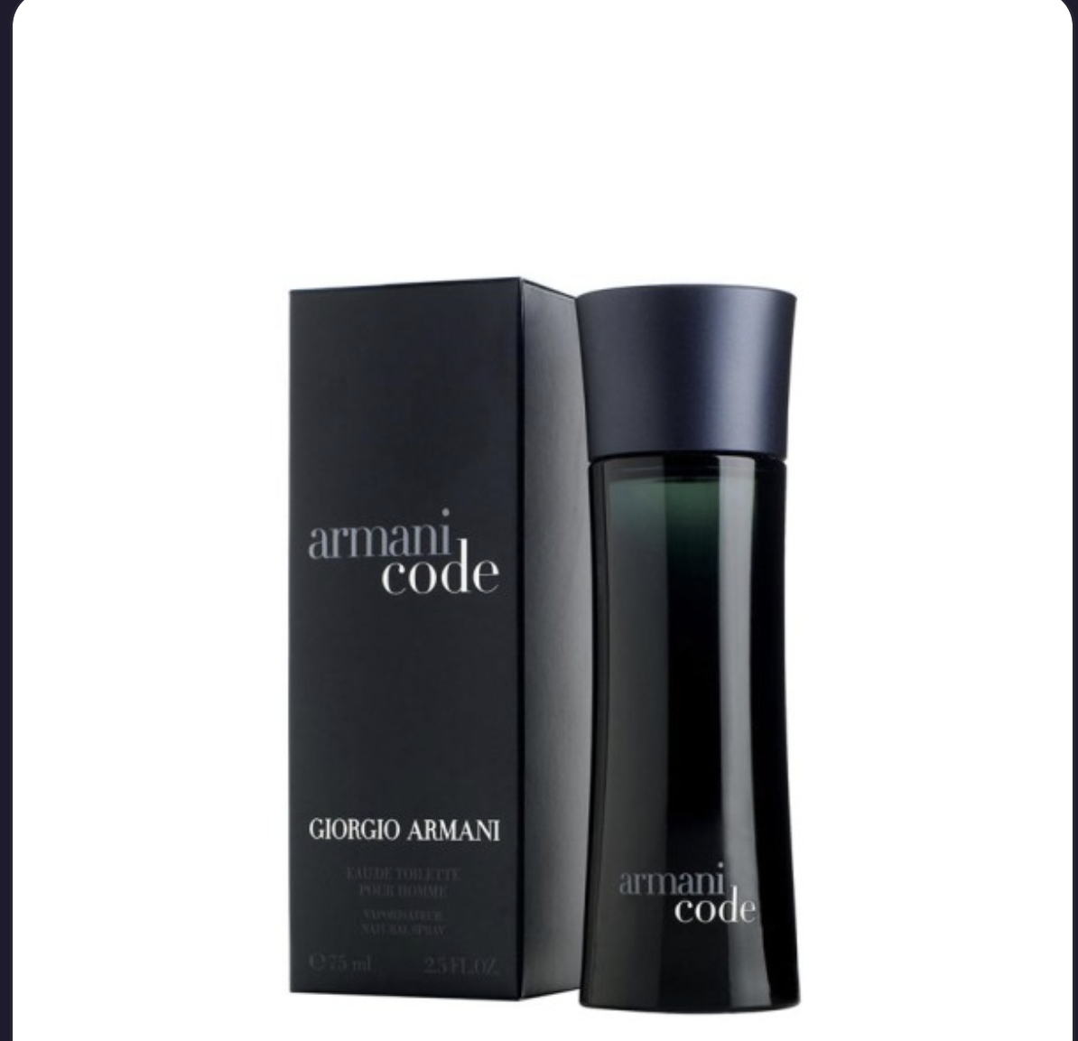 კოდი E 020 BLACK CODE-GIORGIA ARMANI