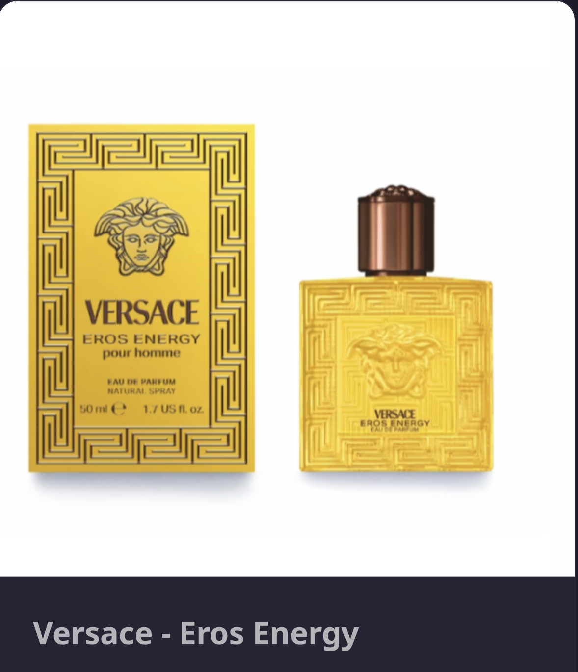E 261 versace eros - energy