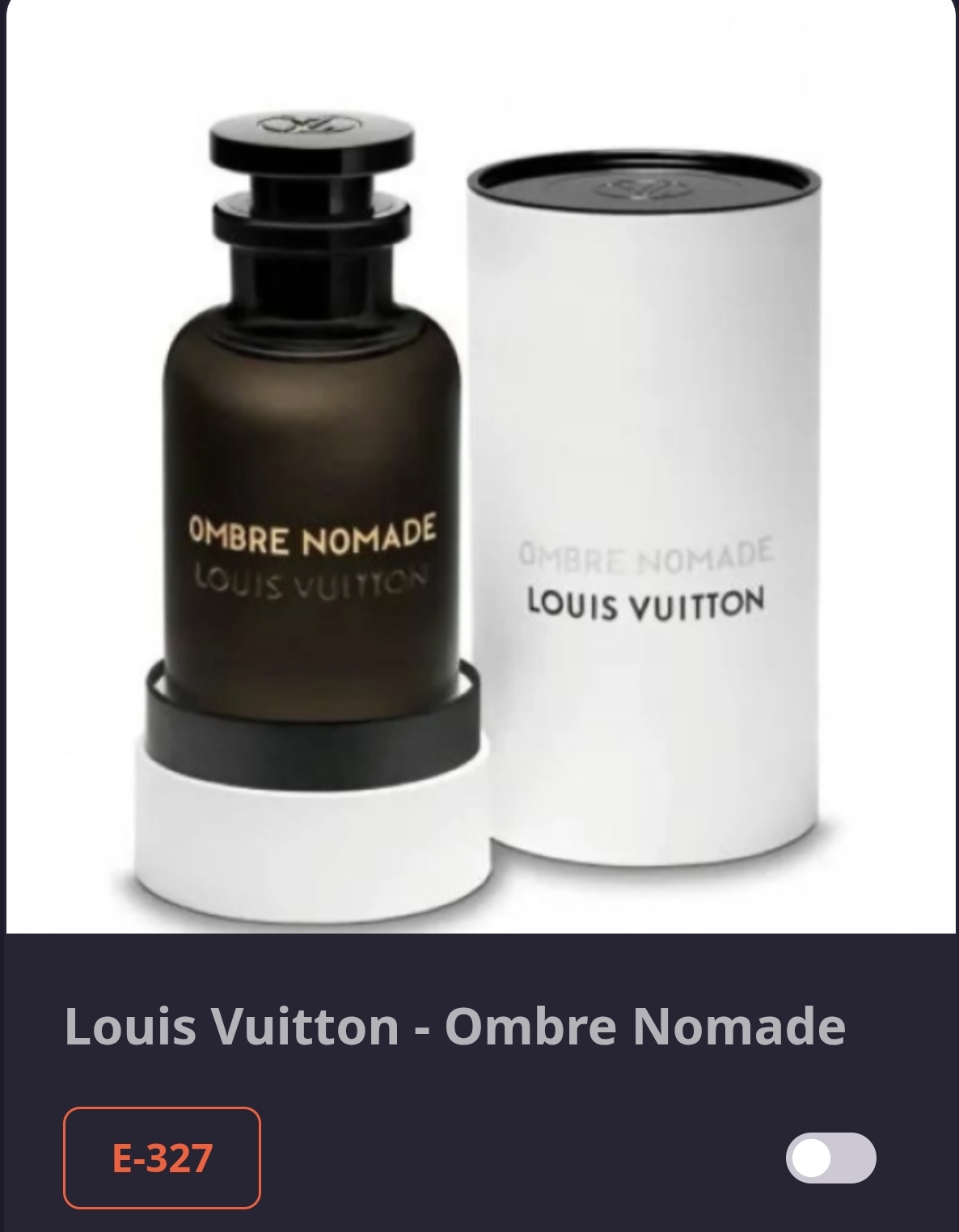 E 327 Louis Vuitton-Omber Nomade