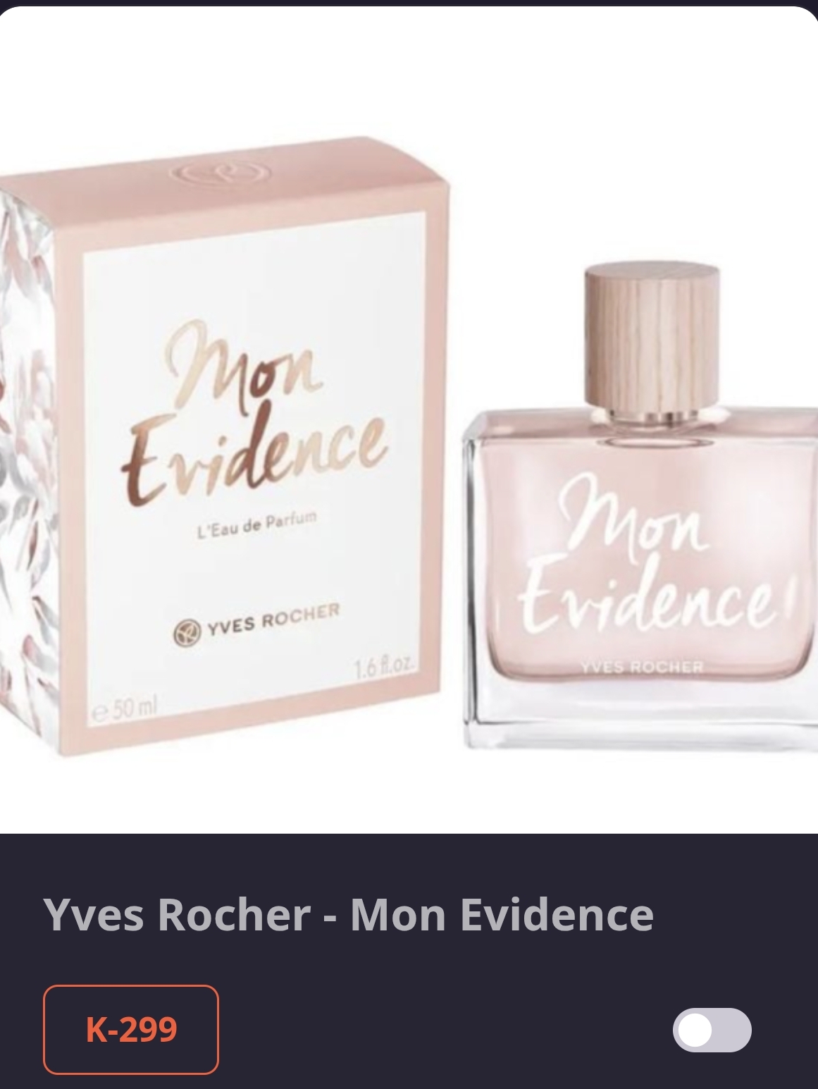 K 299 Yves Rocher-Mon Evidence