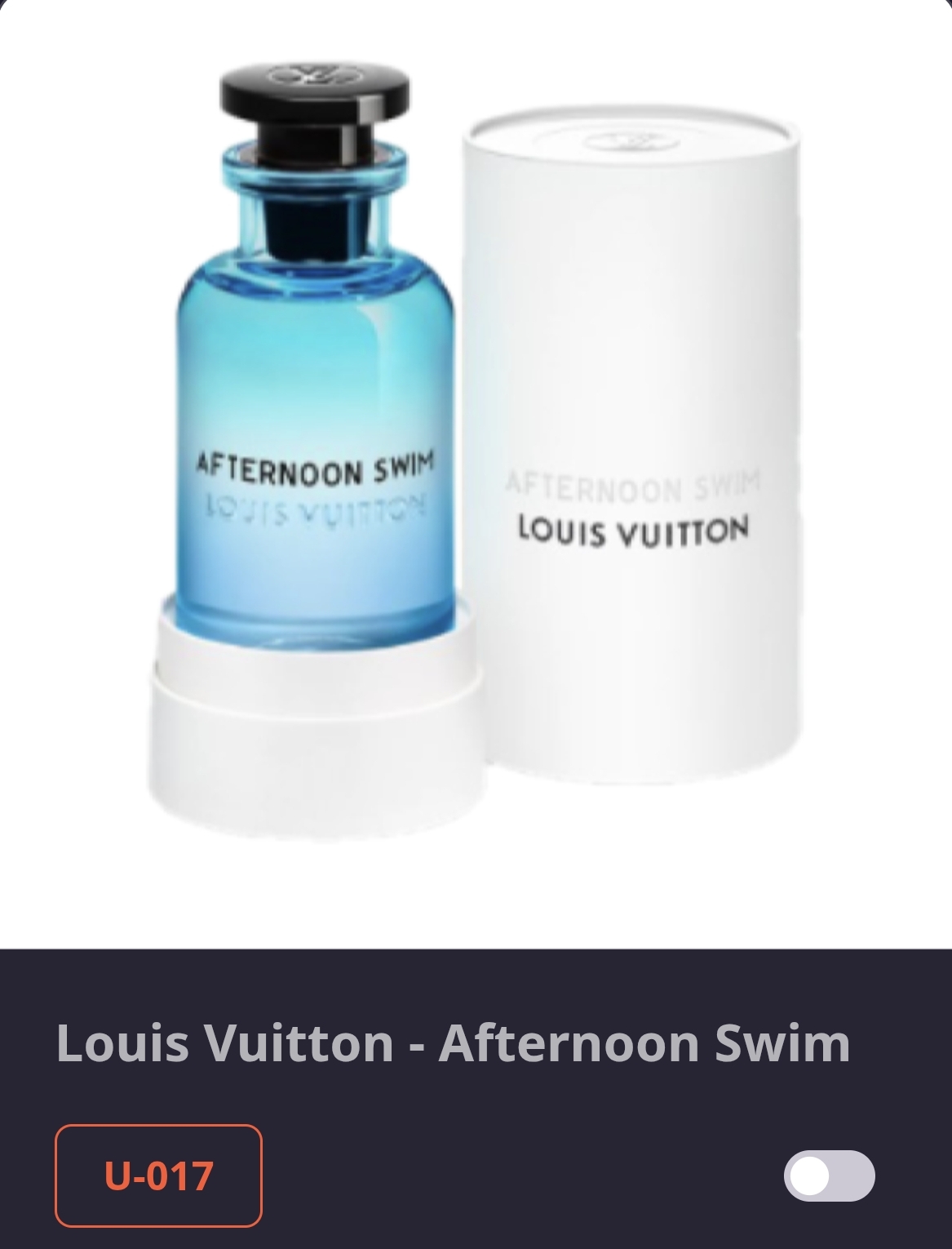 U 017 Louis Vuitton -Afternoon Swim