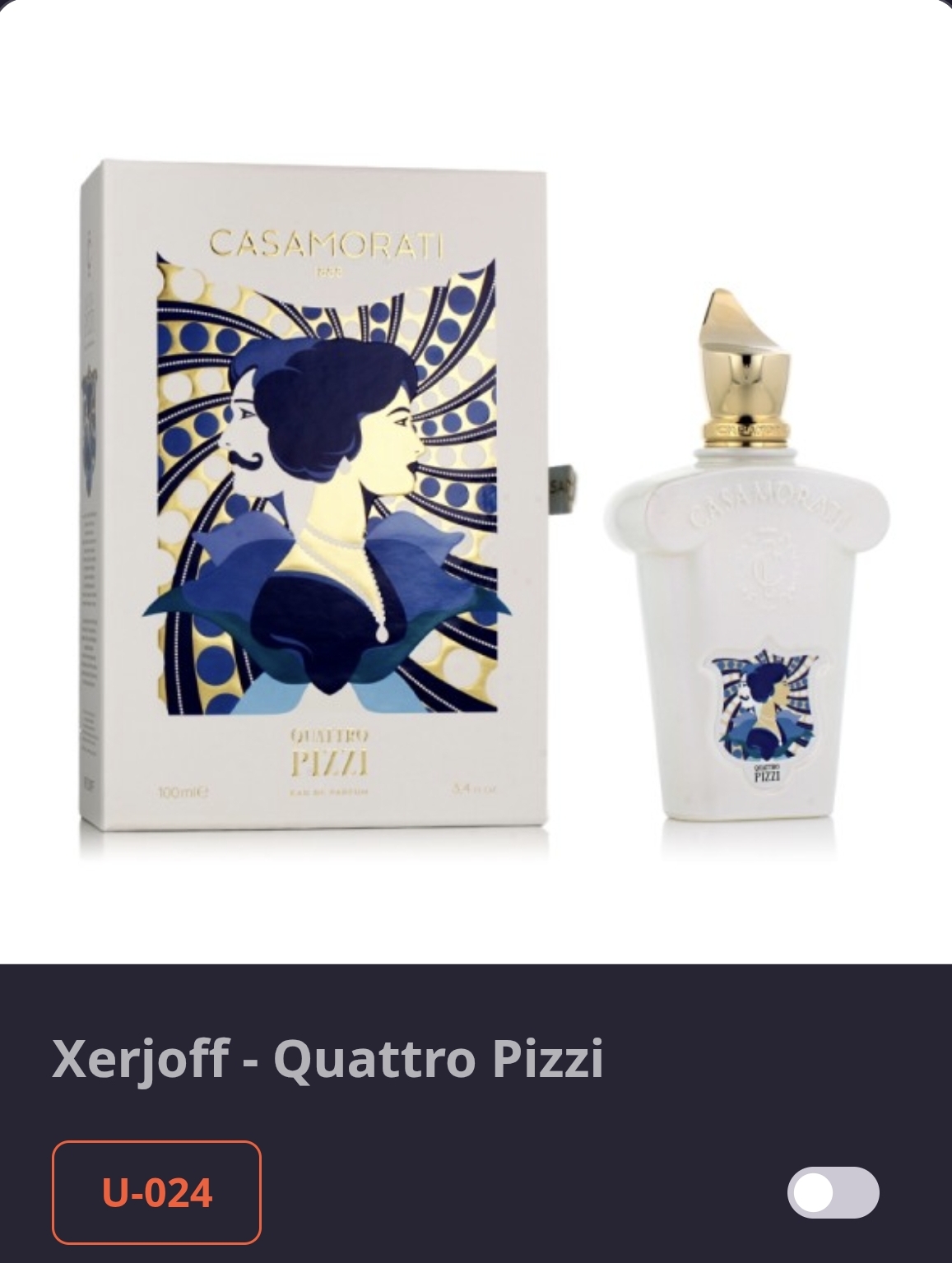 U 024 Xerjoff-Quattro Pizzi