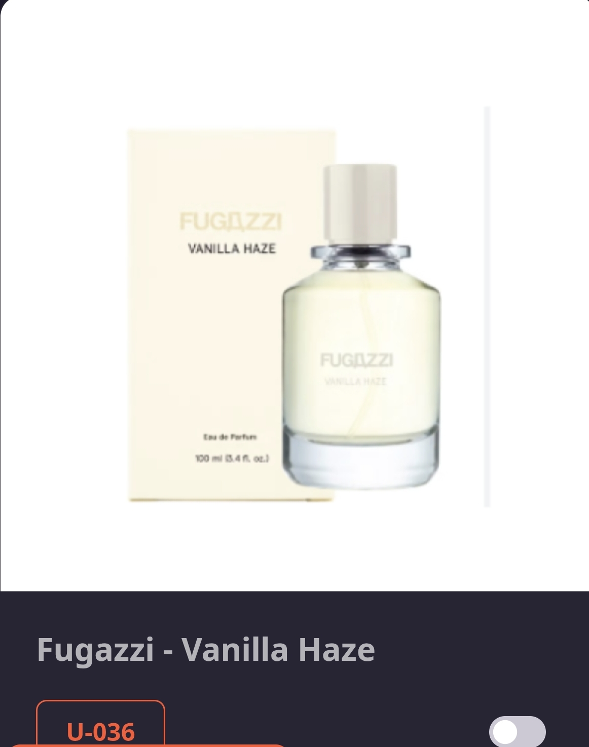 U 036 Fugazzi - Vanilla Haze