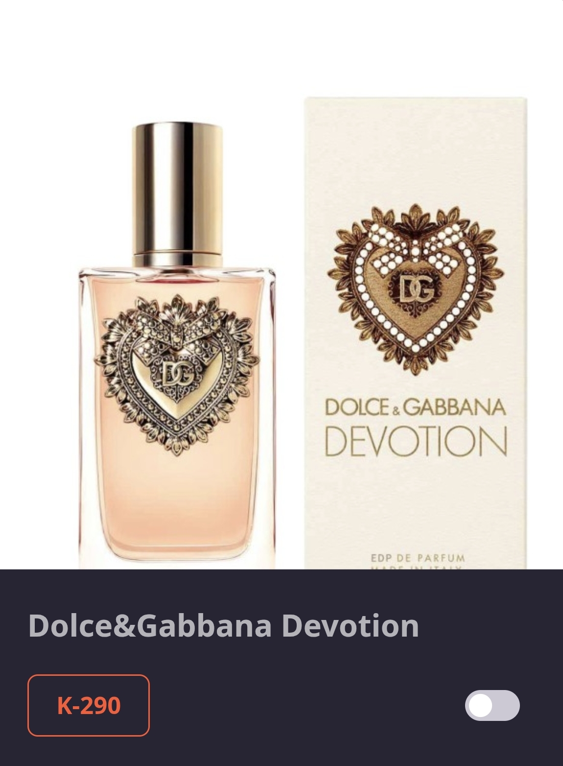 K 290 DEWOTION - D&G