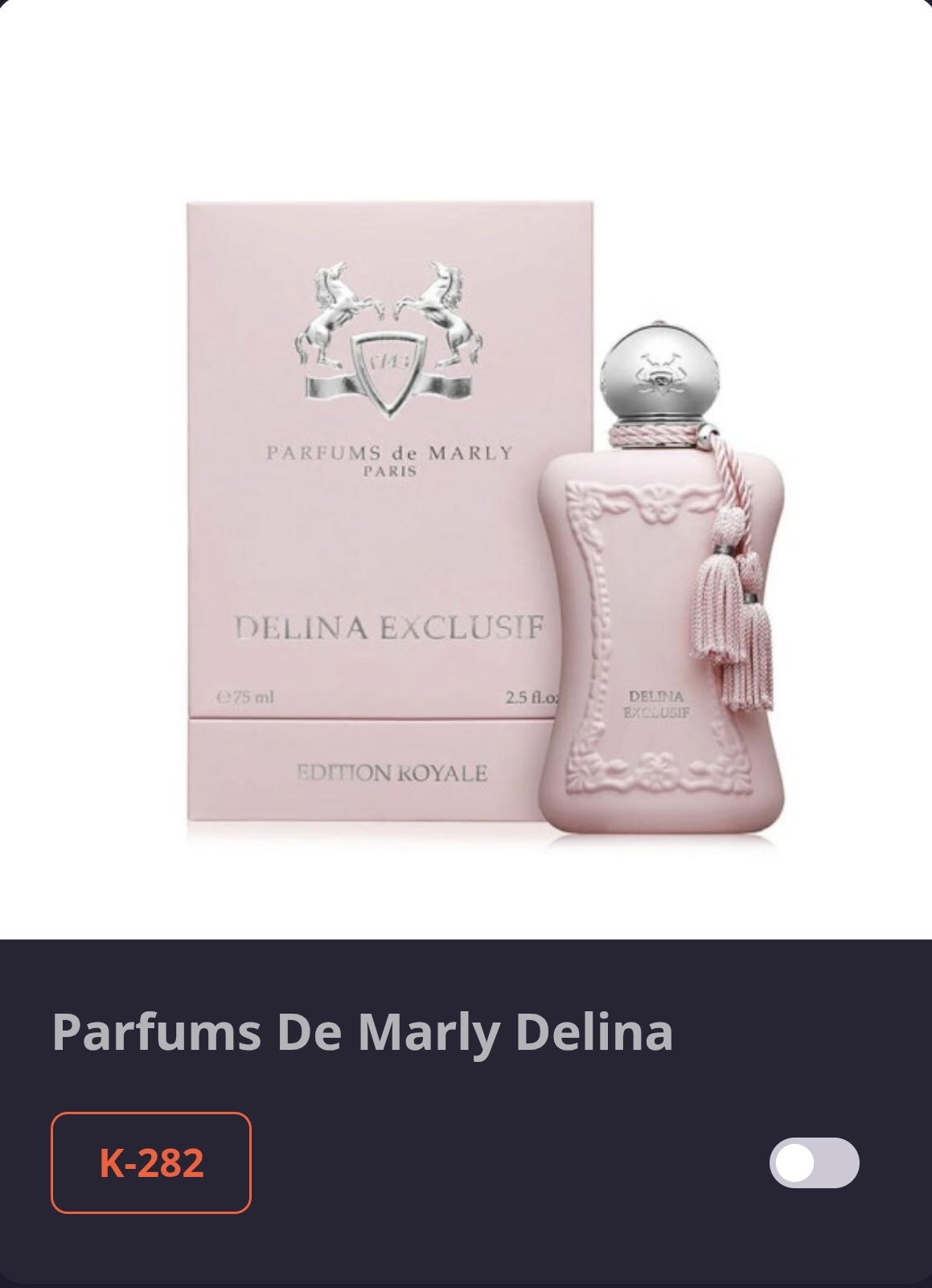 კოდი K 282 DELINA DE MARLY