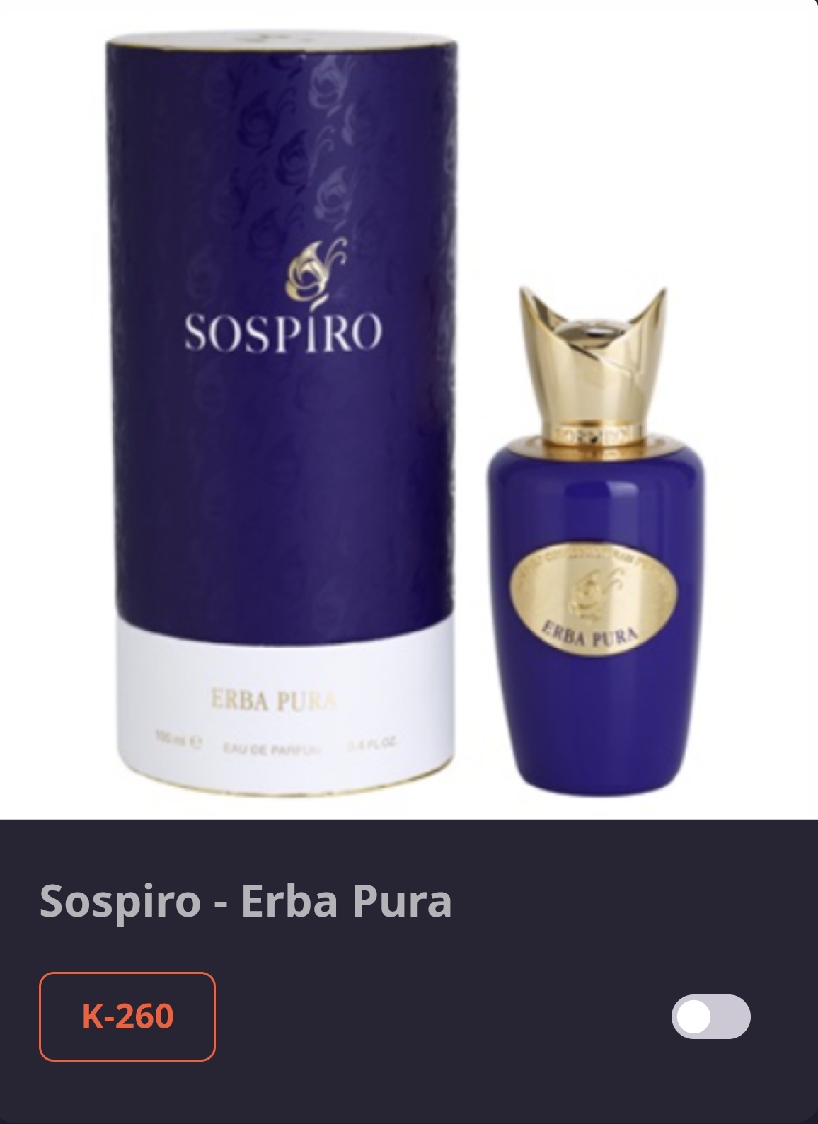K 260 SOSPIRO - ERBA PURA 