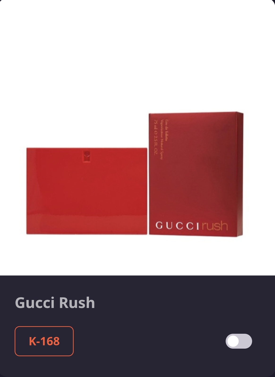  K 168 GUCCI-RUSH 