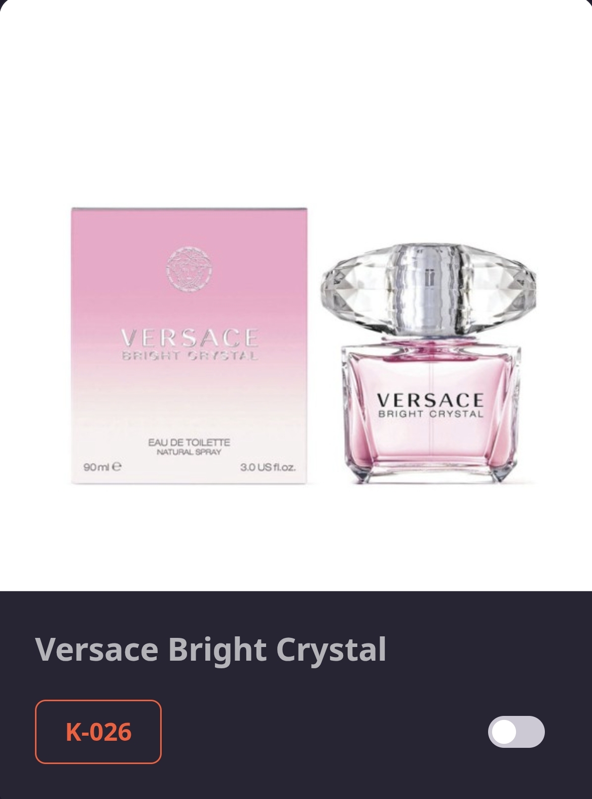 K 026 VERSACE-CRYSTAL 