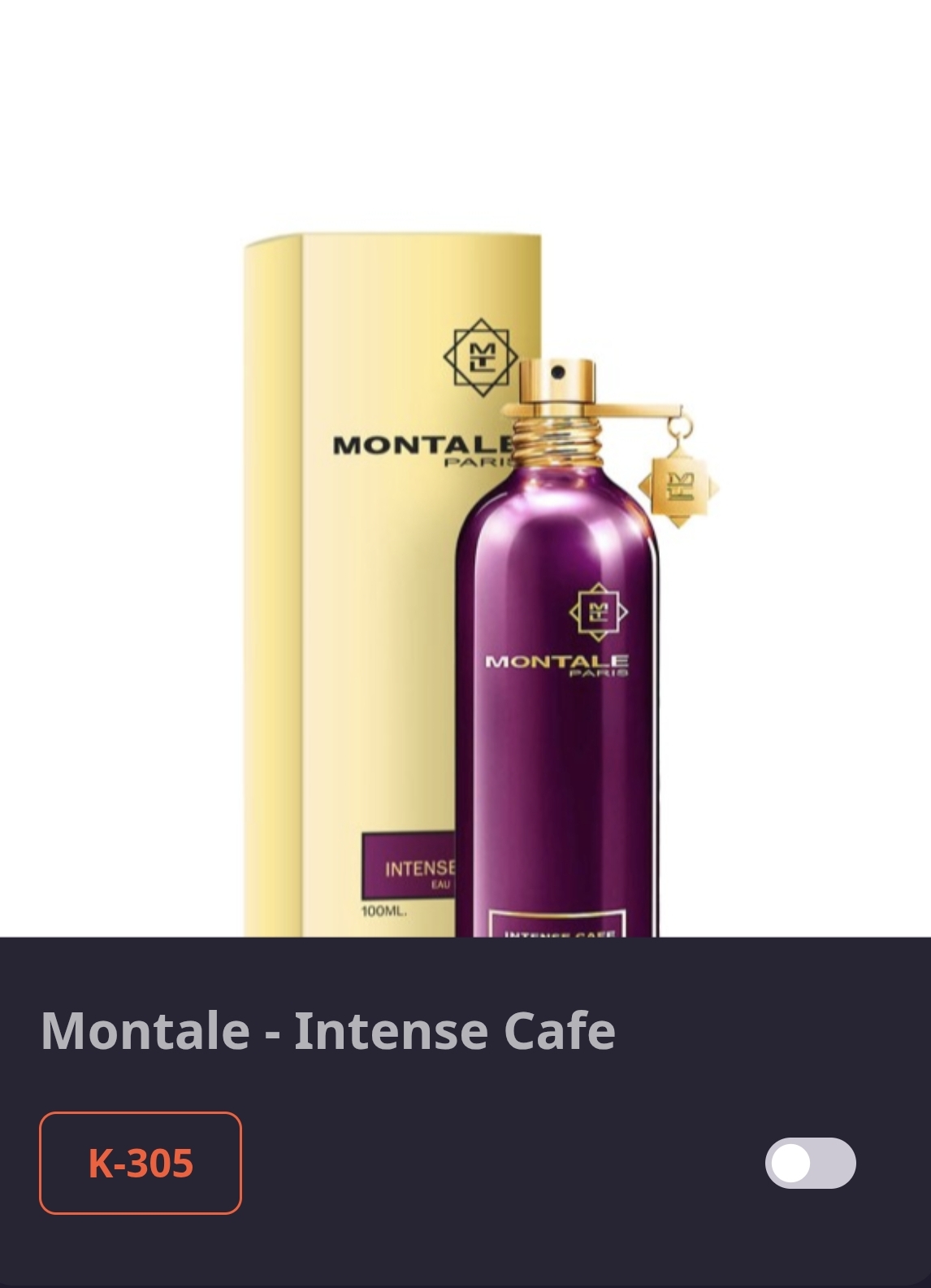 K 305 MONTEL - INTENSE CAFE