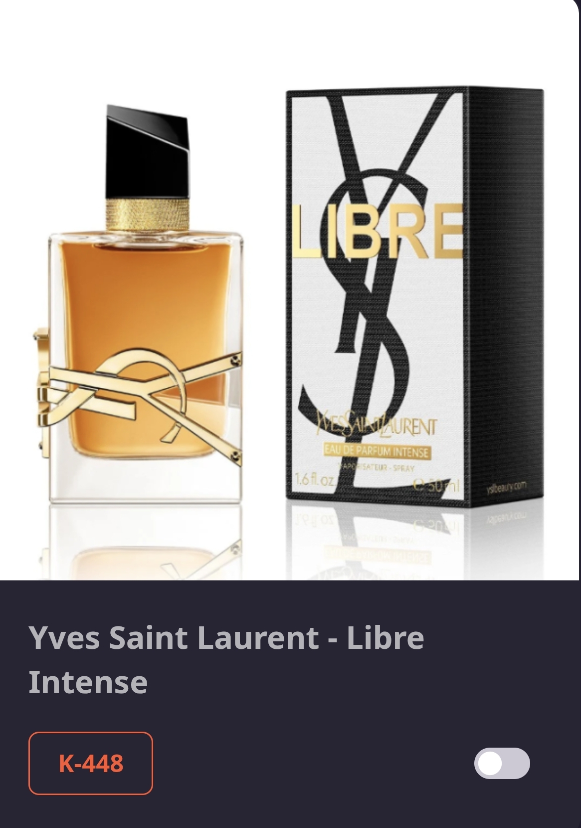 K 448  LIBRE INTENSE