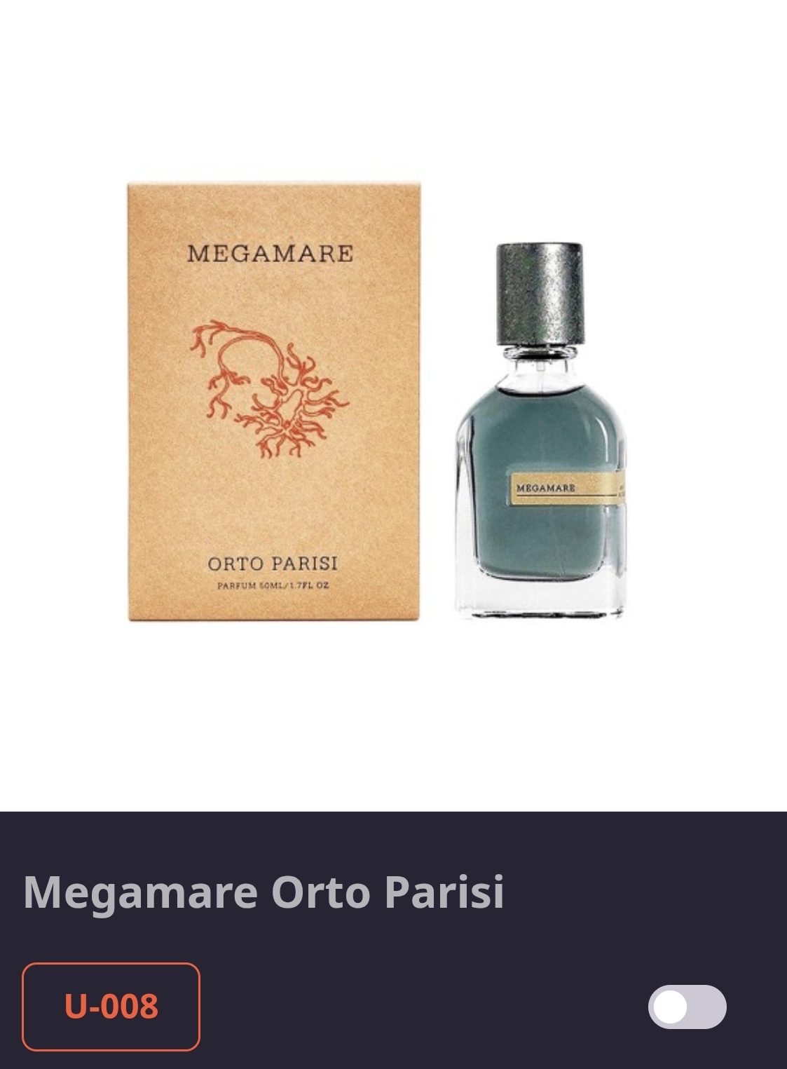 კოდი U 008 MEGAMAR - ORTPARIS