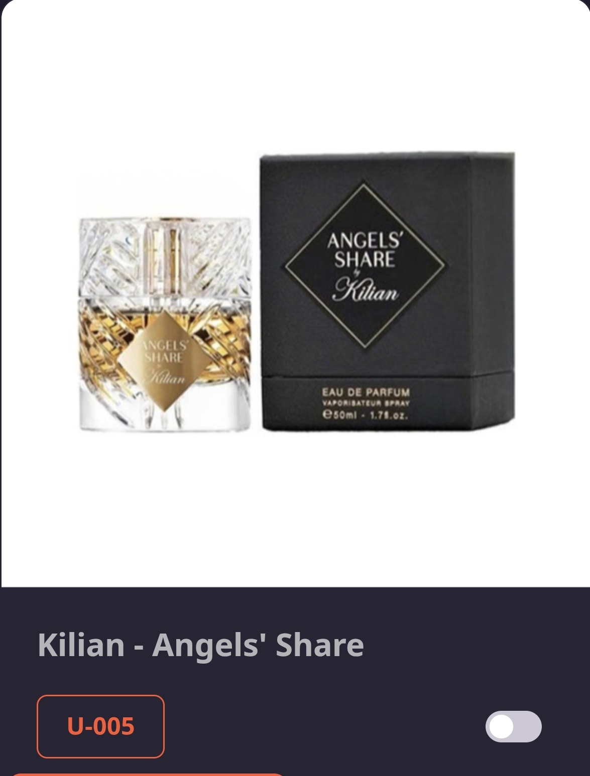  U 005 KILLIAN - ANGEL SHARA