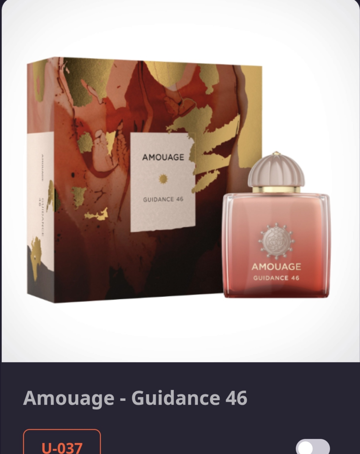  U-037  AMOUAGE  GUIDANCE 46   