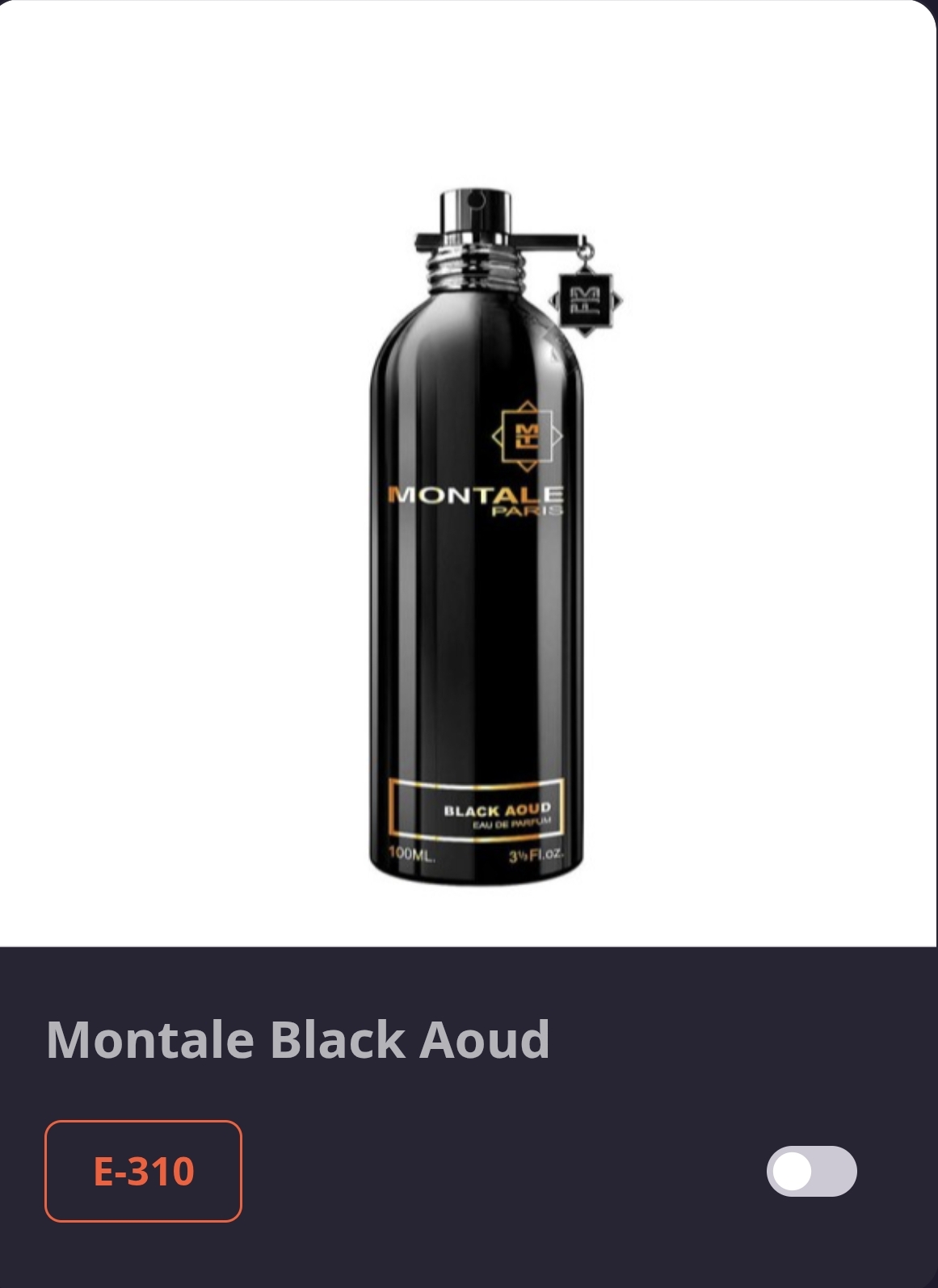 E 310 MONTEL-BLACK OUD 