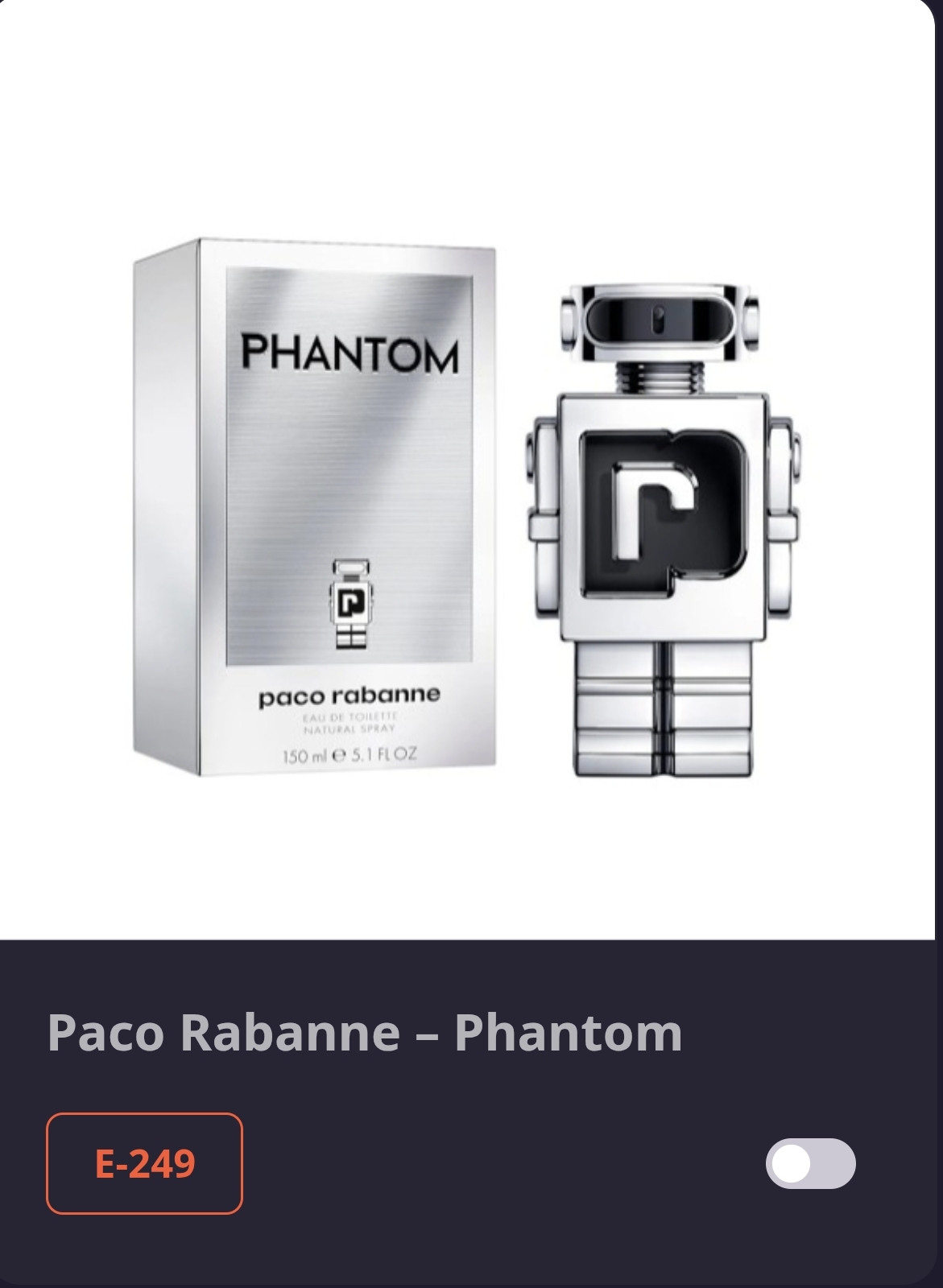  E 249 PACO RABBANE-FANTOOM 