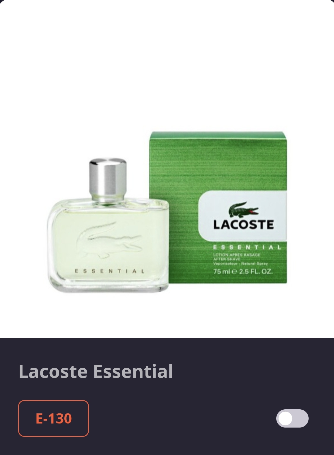 E 130 LACOSTE-ESSENTIAL 