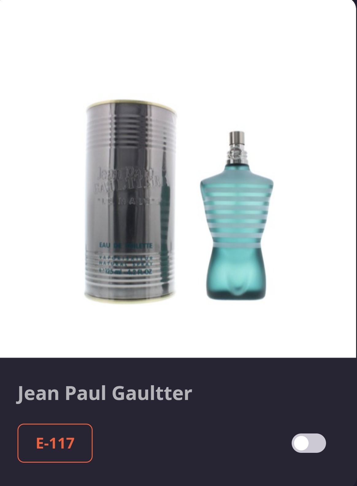  E 117 J, GAULTIER -LE MALE